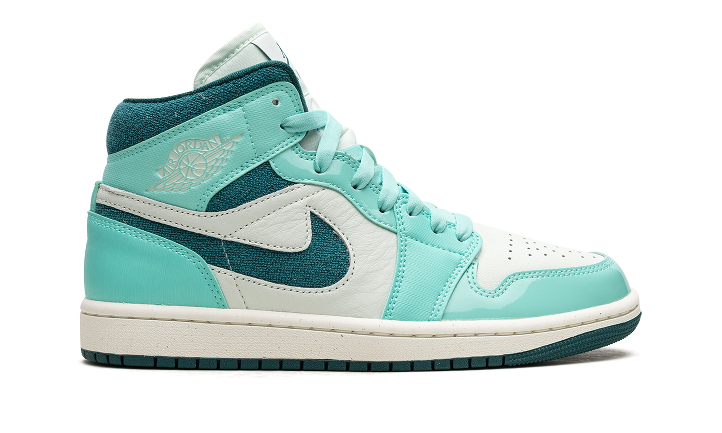 AIR JORDAN 1 MID SE WMNS  Bleached Turquoise
