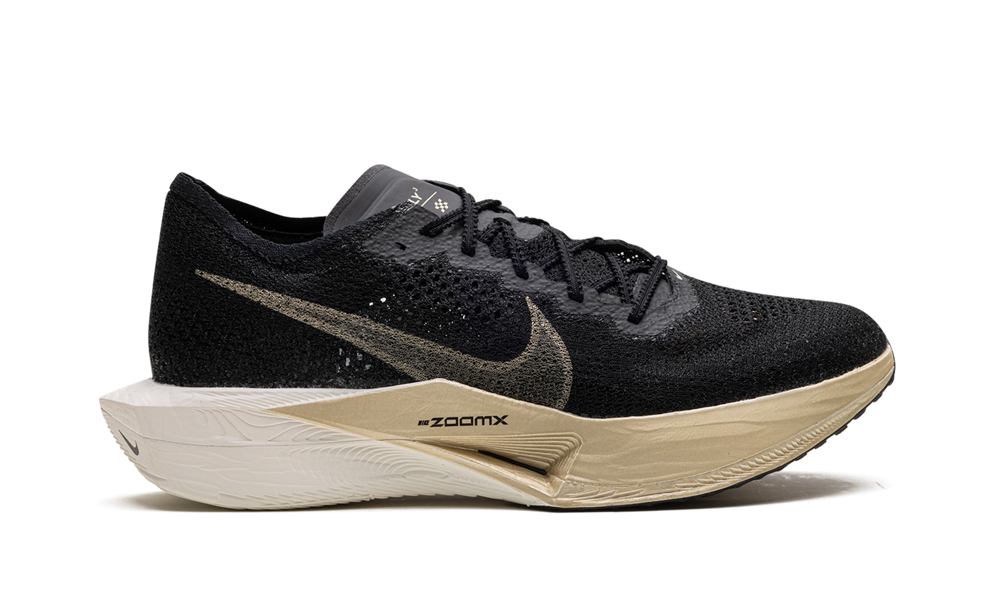 ZoomX Vaporfly 3  Black Metallic Gold Grain