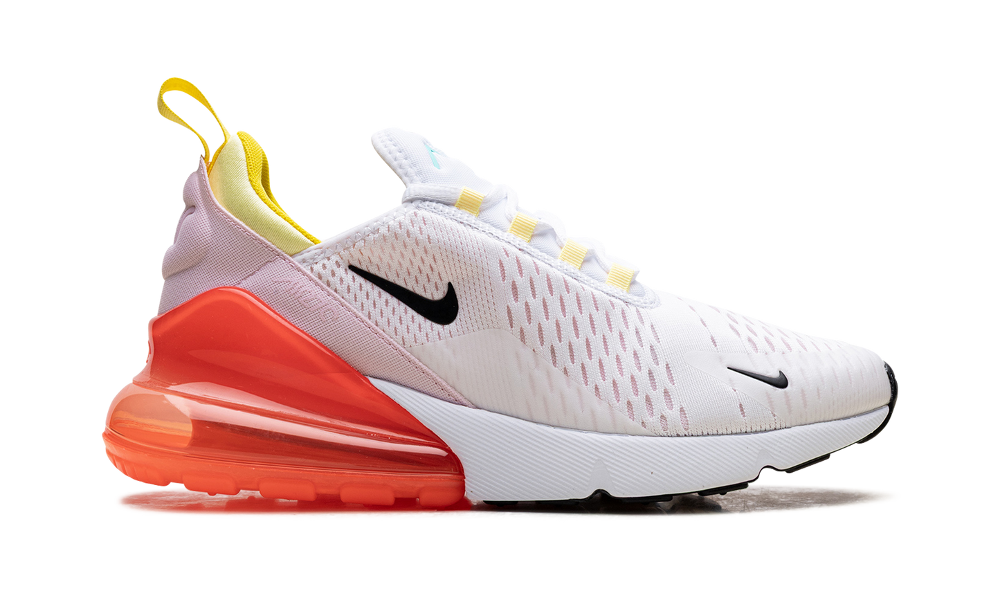 Air Max 270 WMNS  White Bright Crimson