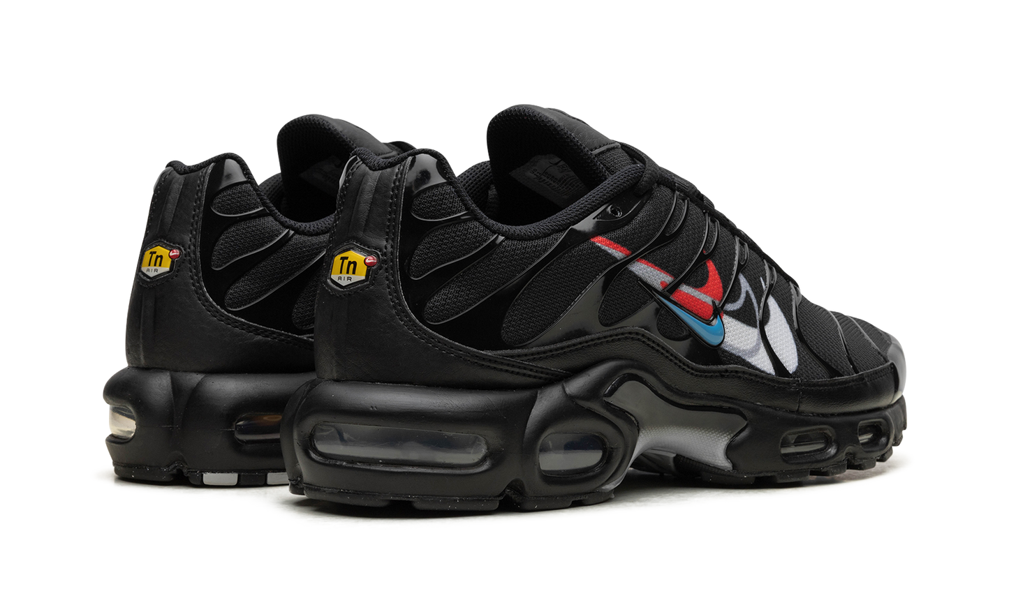 Air Max Plus  Multi Swoosh Black Bright Crimson