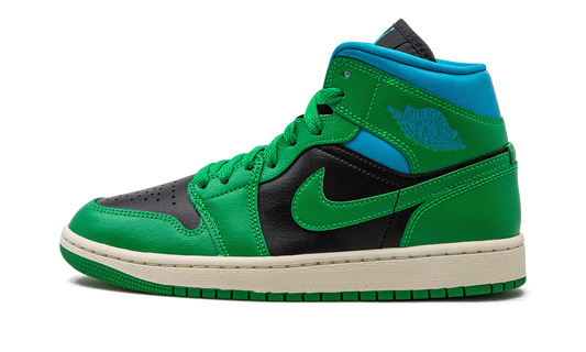 AIR JORDAN 1 MID WMNS  Lucky Green Aquatone