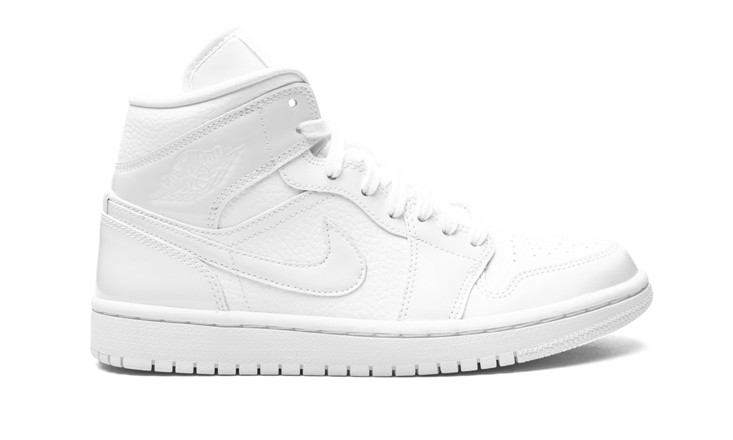 AIR JORDAN 1 MID WMNS  Triple White