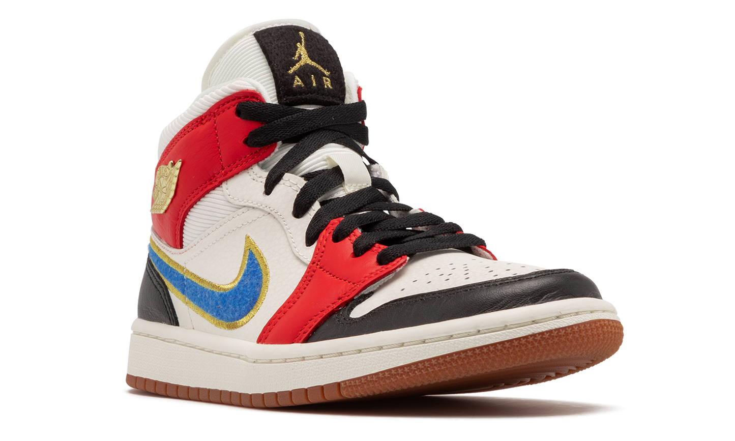 AIR JORDAN 1 MID SE WMNS  Let(Her)Man