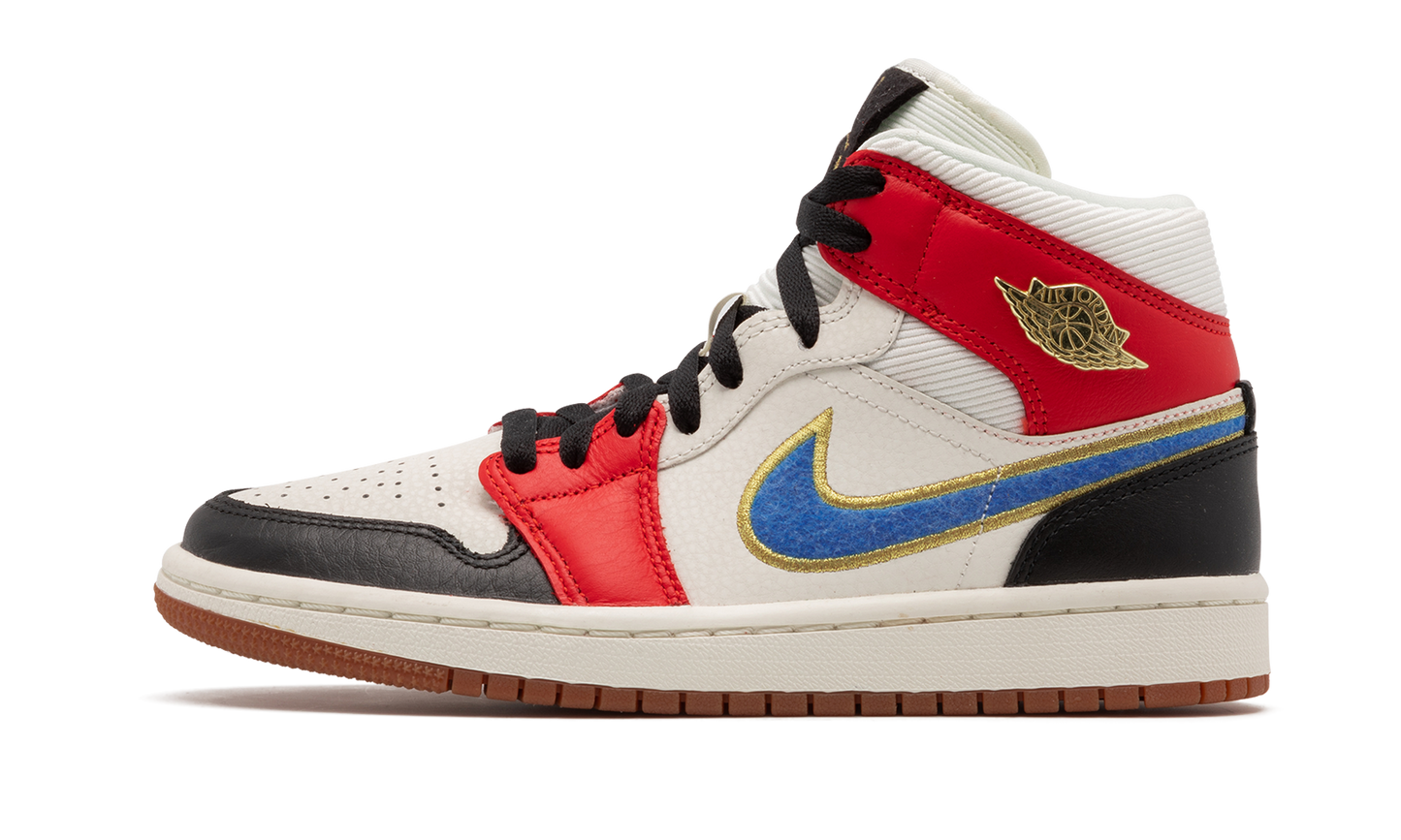 AIR JORDAN 1 MID SE WMNS  Let(Her)Man