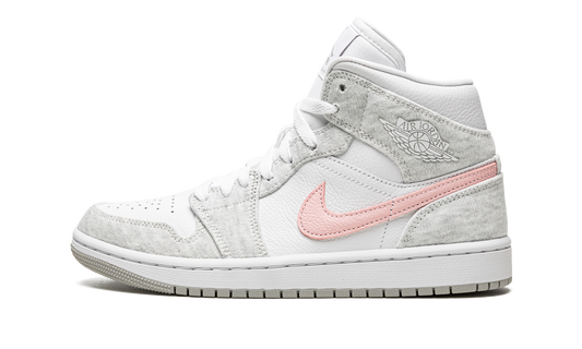 AIR JORDAN 1 MID SE WMNS  Heather Grey / Pink