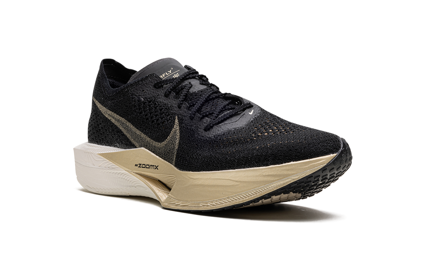 ZoomX Vaporfly 3  Black Metallic Gold Grain