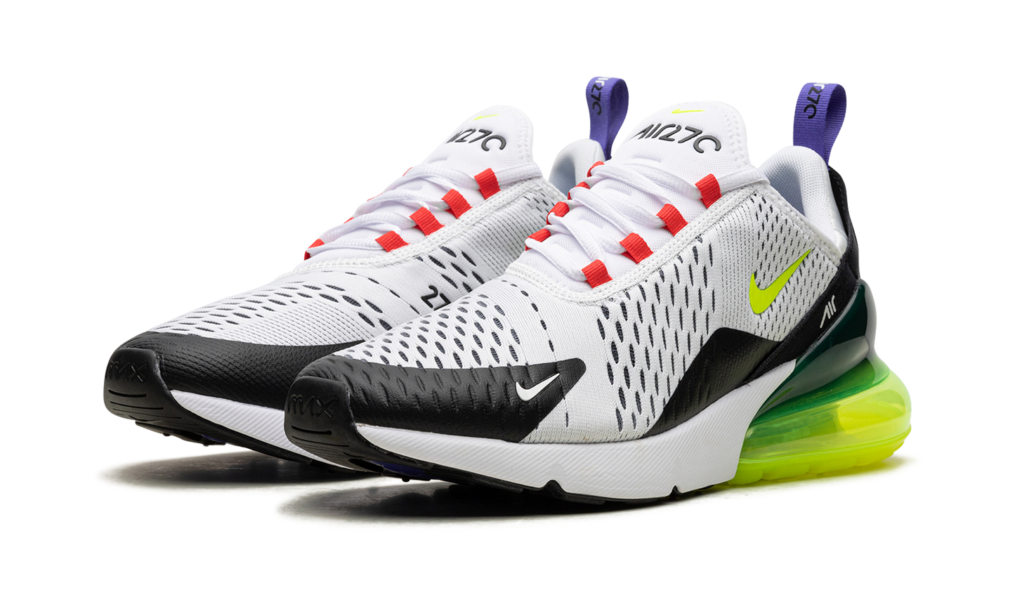 AIR MAX 270 WMNS  White Volt Siren Red