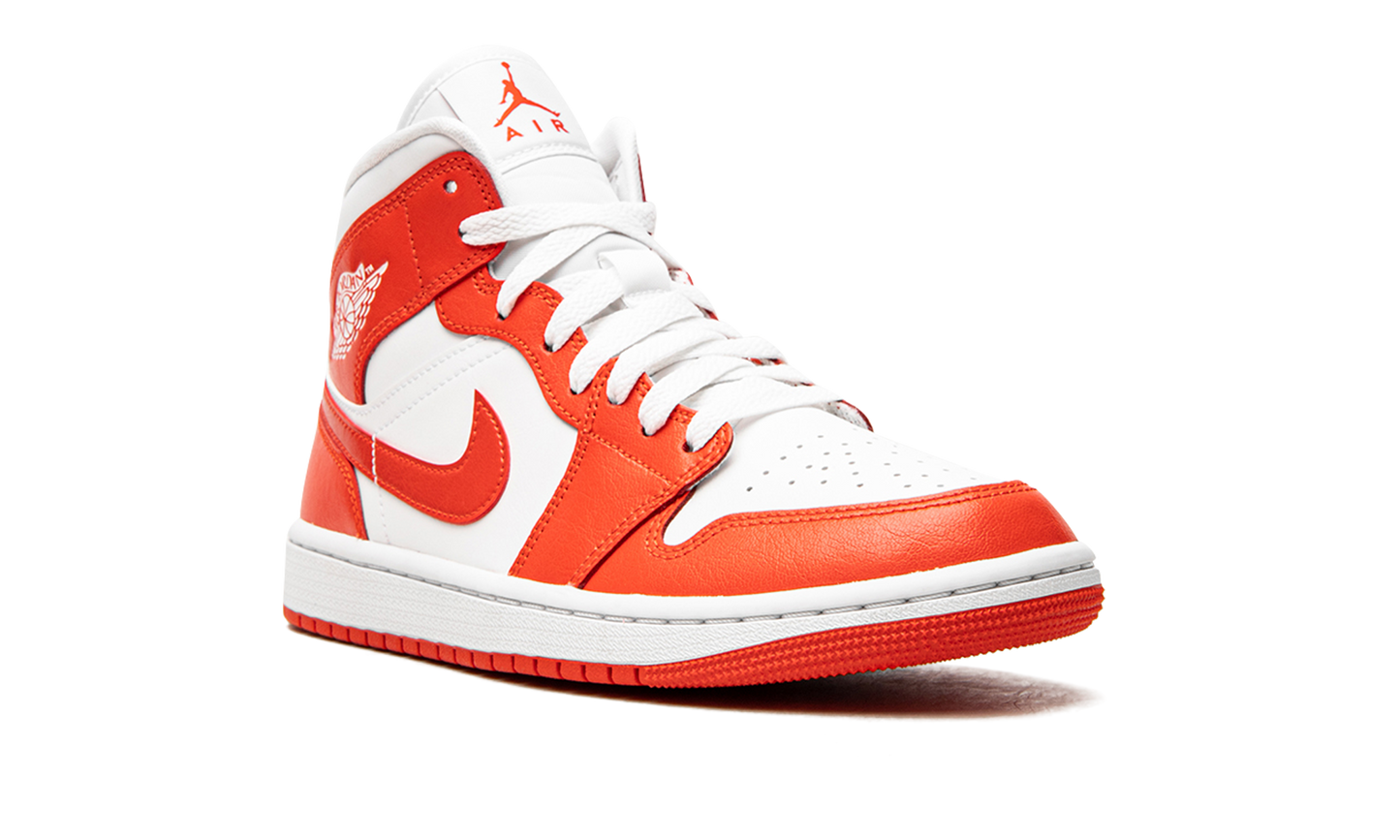 AIR JORDAN 1 MID WMNS  Habanero Red