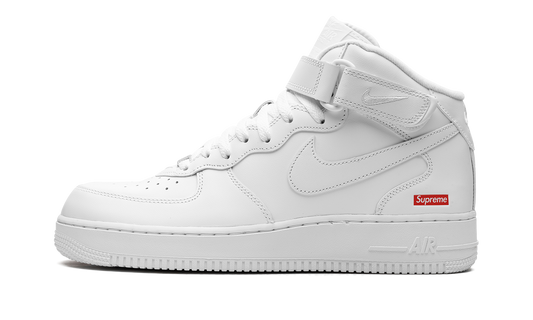 Air Force 1 Mid  Supreme - Mini Box Logo White