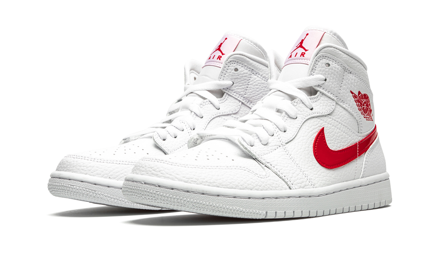 AIR JORDAN 1 MID WMNS  University Red