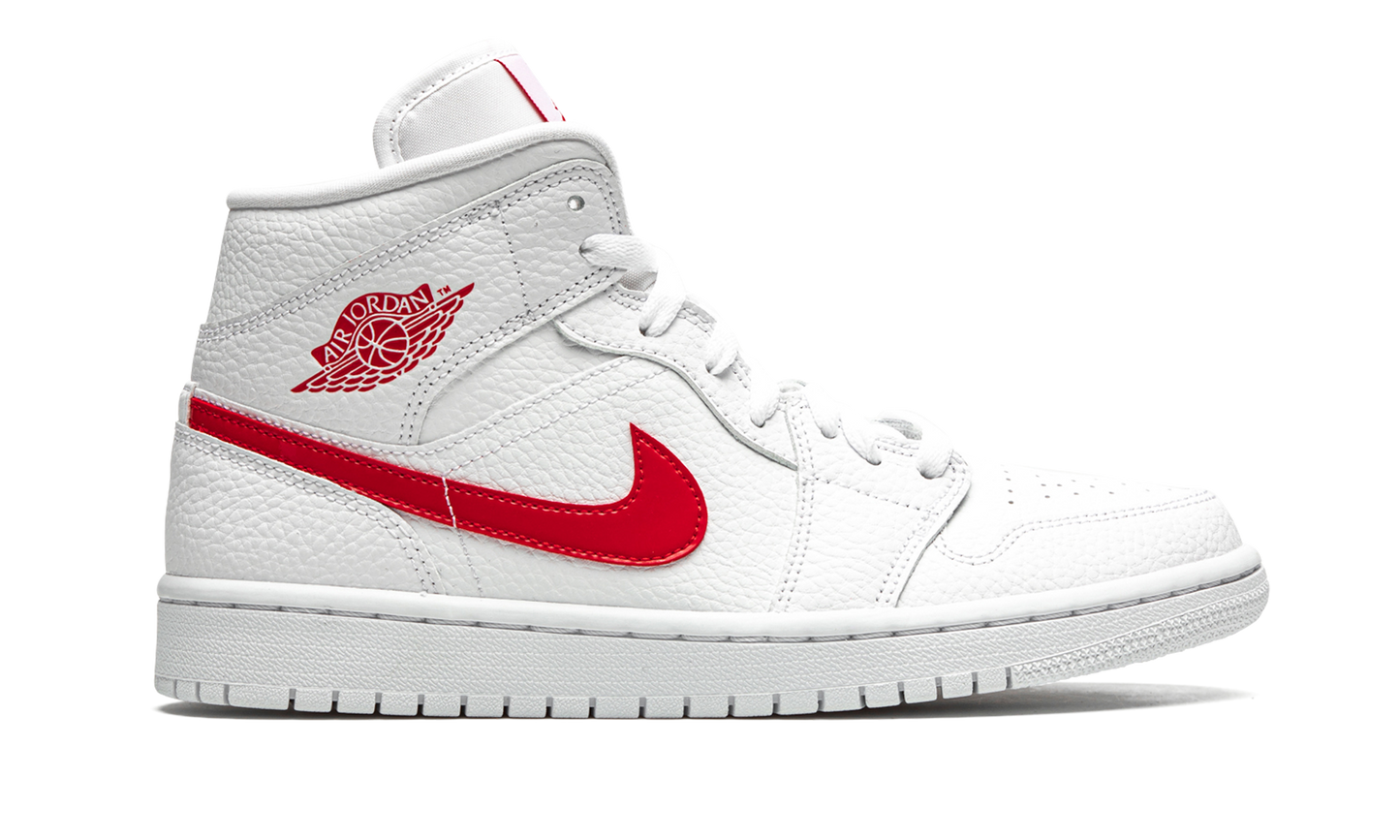 AIR JORDAN 1 MID WMNS  University Red