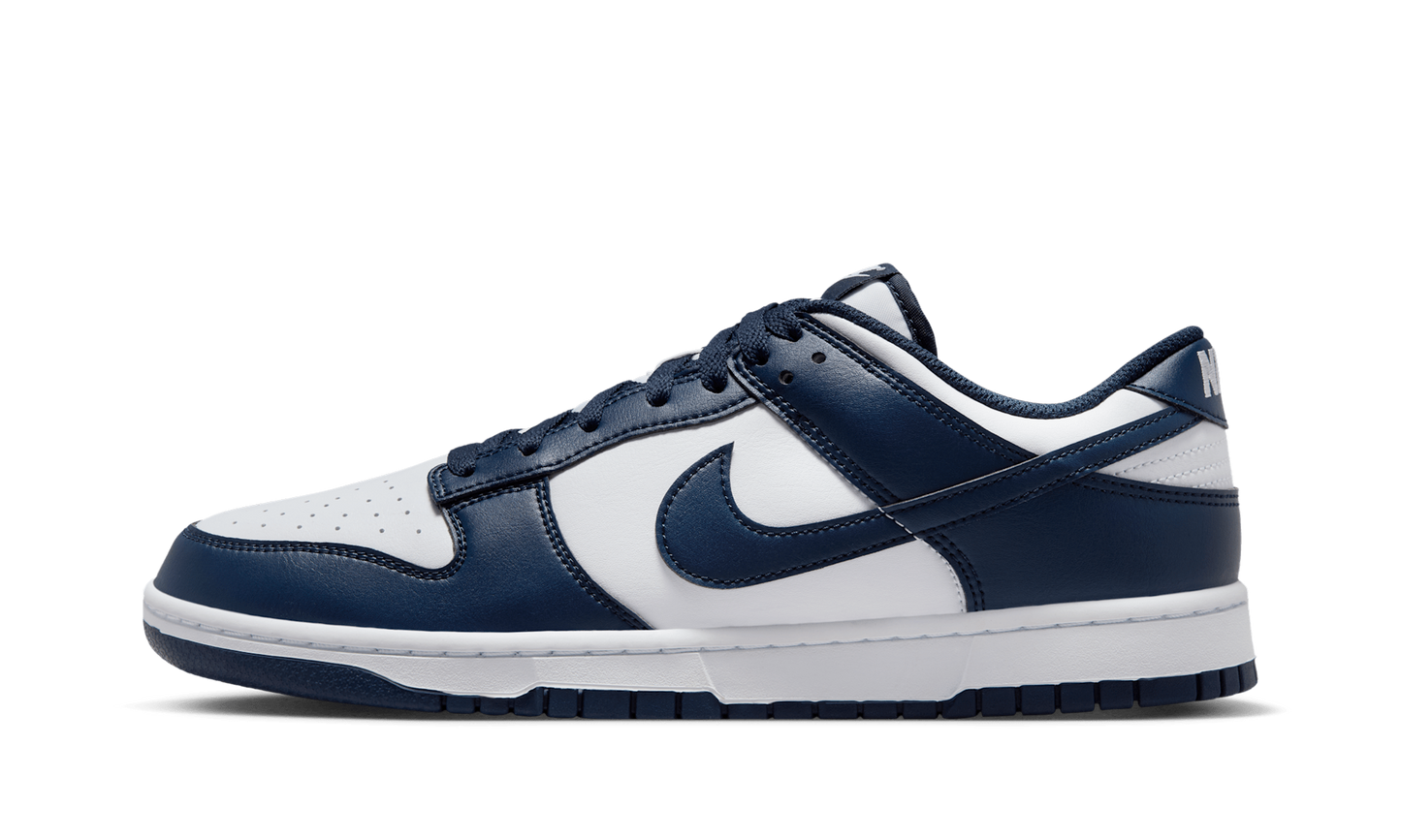 Dunk Low  White Midnight Navy