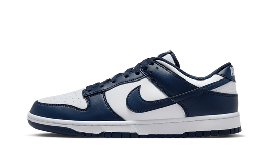 Dunk Low  White Midnight Navy