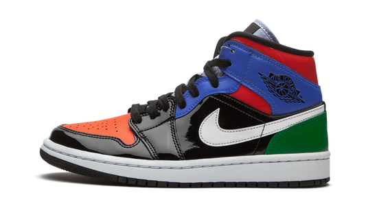 AIR JORDAN 1 MID SE WMNS  Multicolor Patent