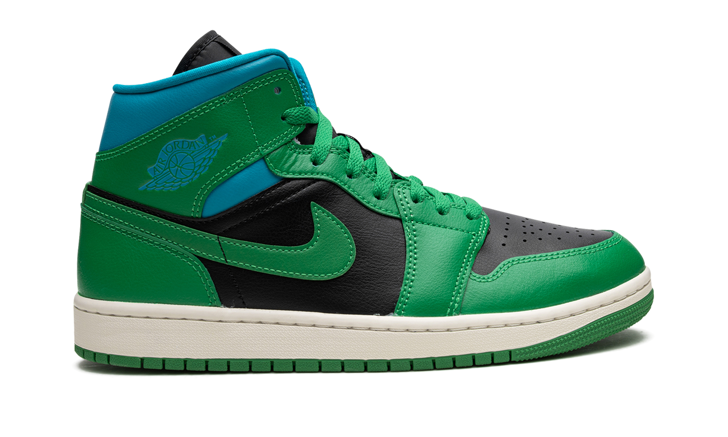 AIR JORDAN 1 MID WMNS  Lucky Green Aquatone