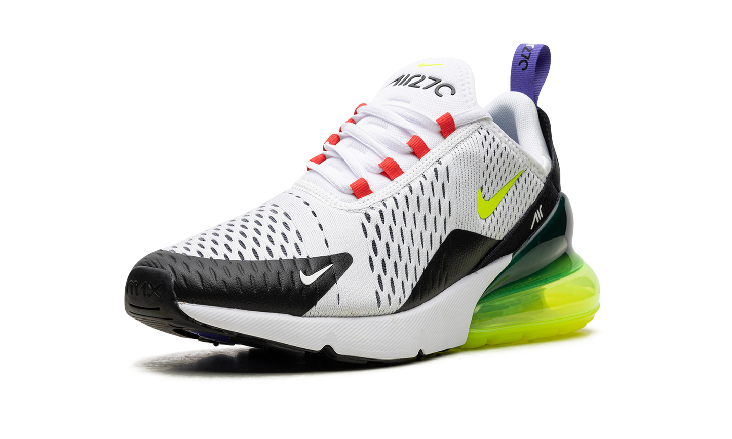 AIR MAX 270 WMNS  White Volt Siren Red