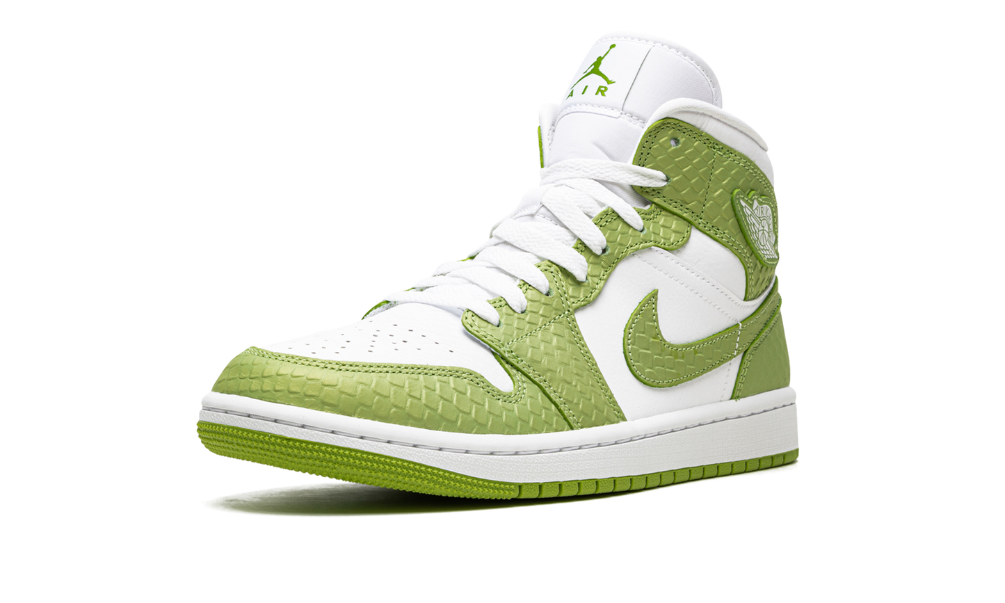 AIR JORDAN 1 MID SE WMNS  Green Python