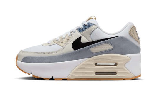 Air Max 90 LV8 WMNS  White Ashen Slate Light Orewood Brown Black