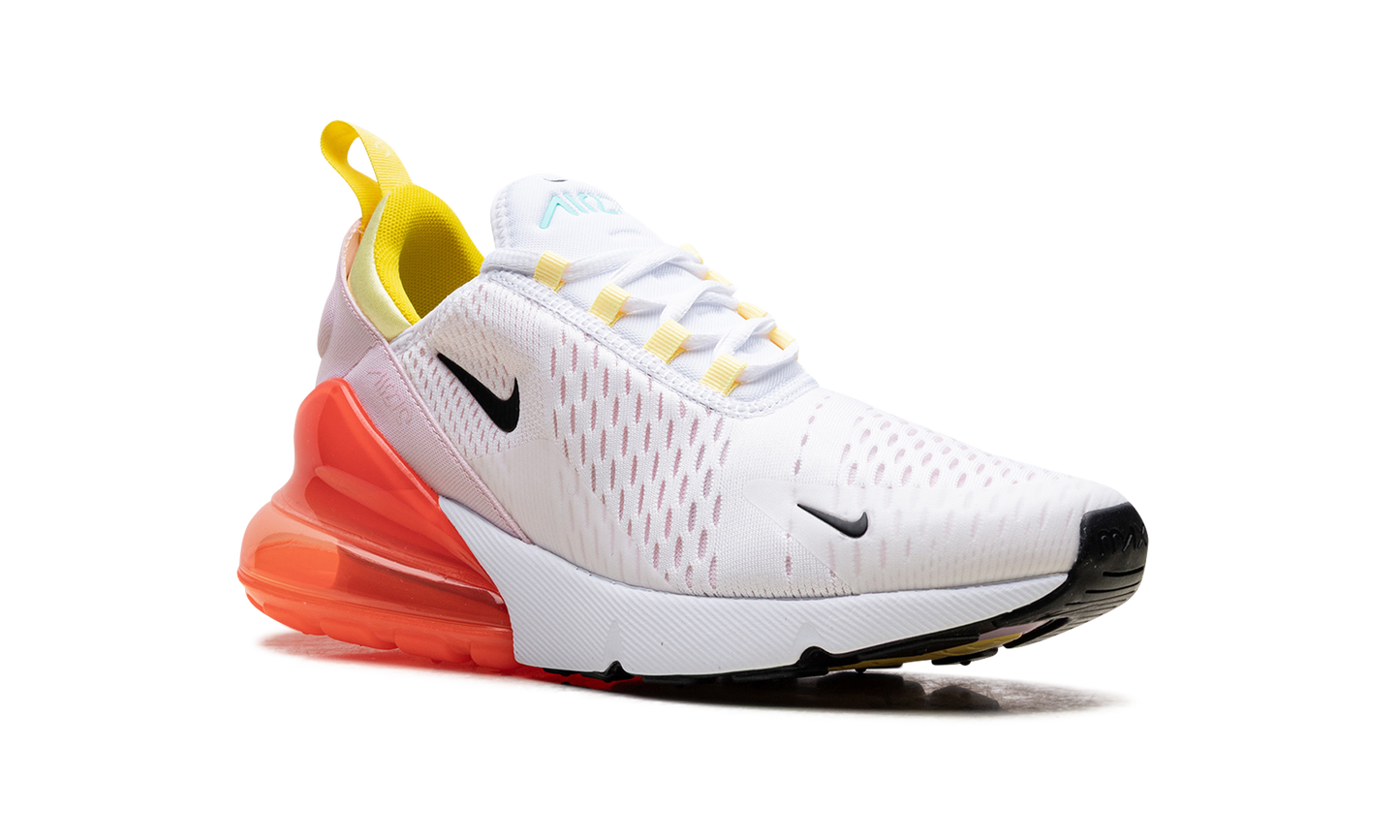 Air Max 270 WMNS  White Bright Crimson