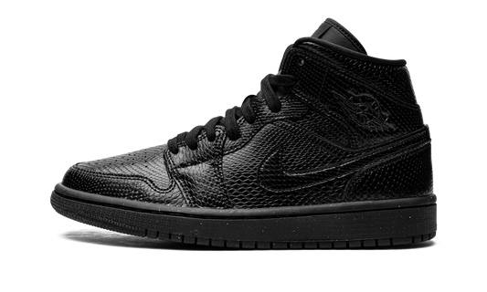 AIR JORDAN 1 MID WMNS  Black Snakeskin