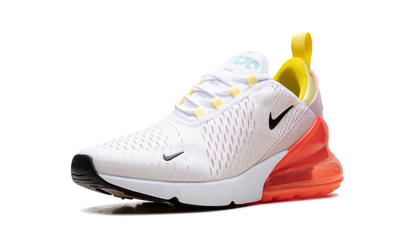 Air Max 270 WMNS  White Bright Crimson