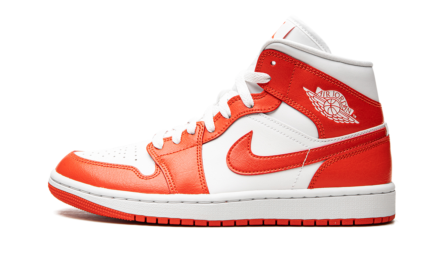 AIR JORDAN 1 MID WMNS  Habanero Red