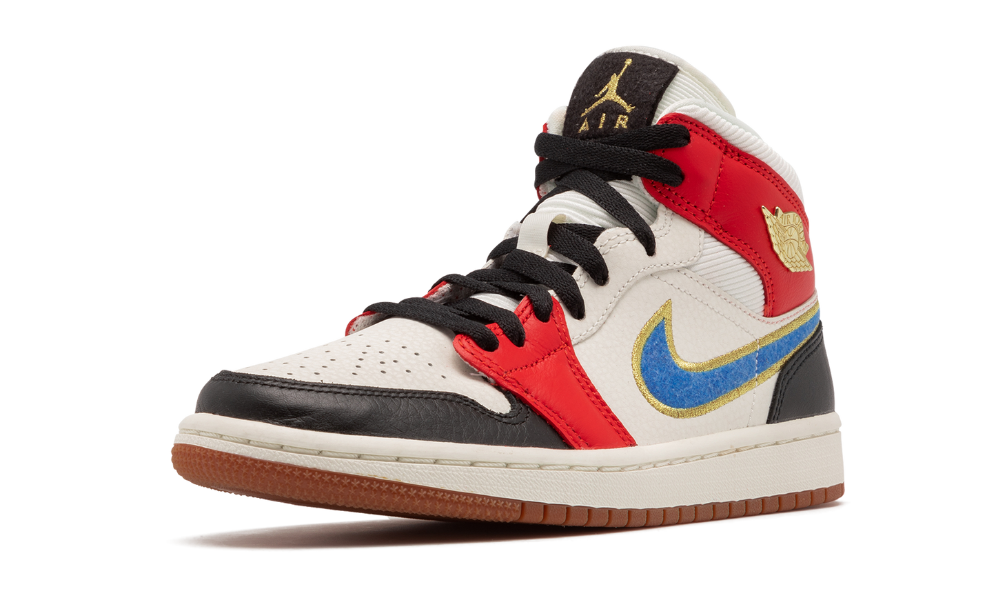 AIR JORDAN 1 MID SE WMNS  Let(Her)Man