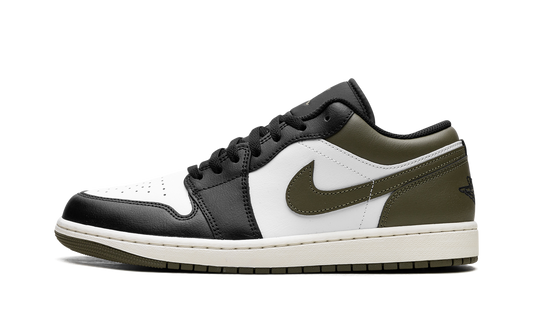 Air Jordan 1 Low  Black Toe Medium Olive